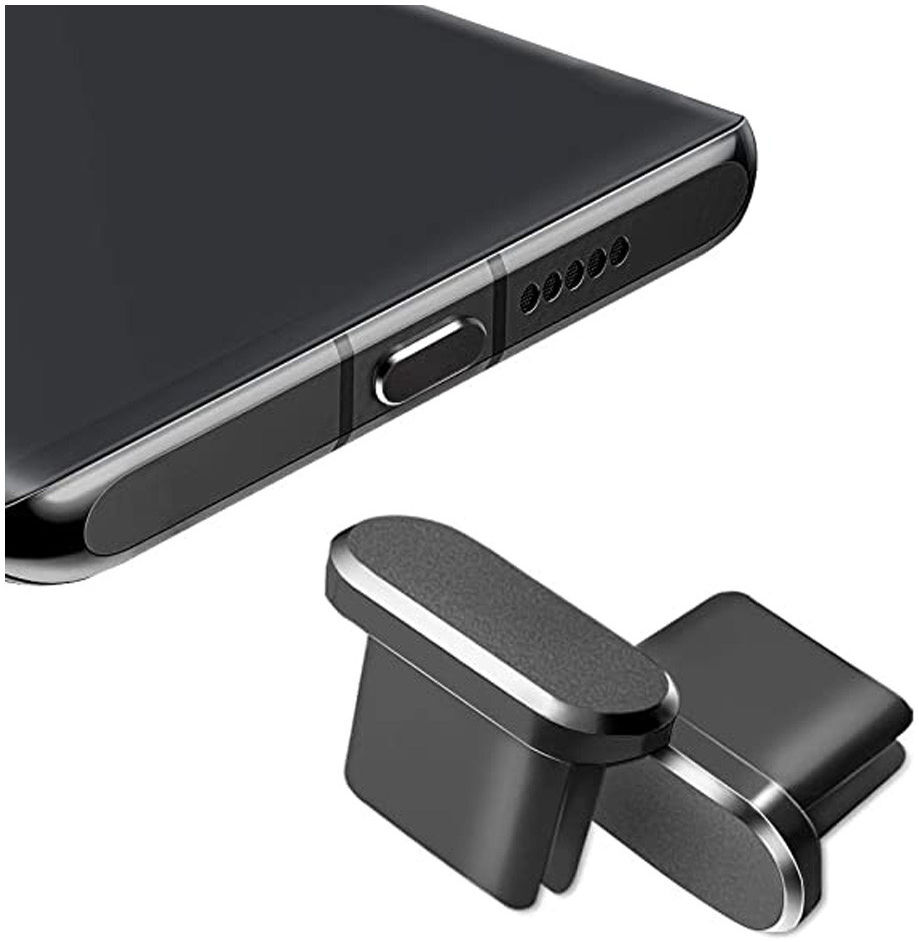 Stofdichte Plug (2-Pack) voor USB-C poort Zwart afbeelding 8