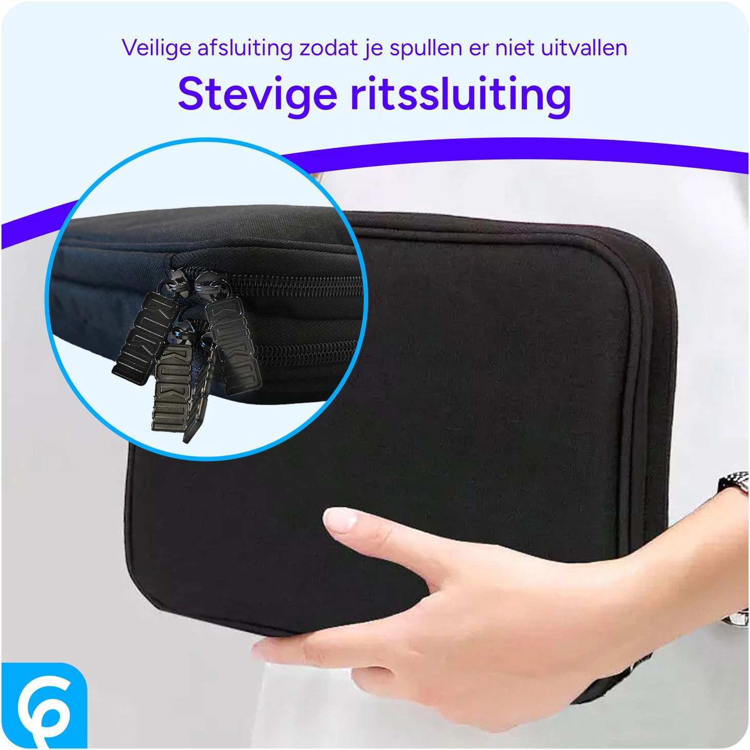 Universele Organizer Opbergtas / Kabel Organizer Tas Bandjes en Kabels afbeelding 5