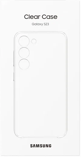 Origineel Samsung Galaxy S23 Hoesje Clear Case Hard Cover Transparant afbeelding 3