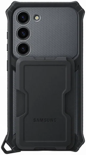 Origineel Samsung Galaxy S23 Hoesje Rugged Gadget Case Zwart afbeelding 1