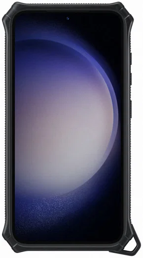 Origineel Samsung Galaxy S23 Hoesje Rugged Gadget Case Zwart afbeelding 6