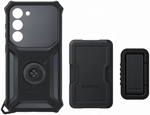 Origineel Samsung Galaxy S23 Hoesje Rugged Gadget Case Zwart afbeelding 5