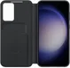 Origineel Samsung Galaxy S23 Plus Hoesje Smart View Wallet Case Zwart afbeelding 4