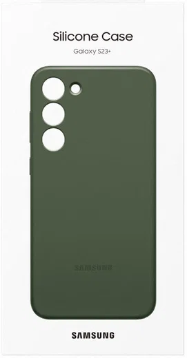 Origineel Samsung S23 Plus Hoesje Silicone Case Back Cover Groen afbeelding 7