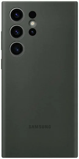 Origineel Samsung S23 Ultra Hoesje Silicone Case Back Cover Groen afbeelding 1