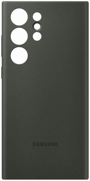 Origineel Samsung S23 Ultra Hoesje Silicone Case Back Cover Groen afbeelding 4