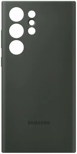 Origineel Samsung S23 Ultra Hoesje Silicone Case Back Cover Groen afbeelding 4