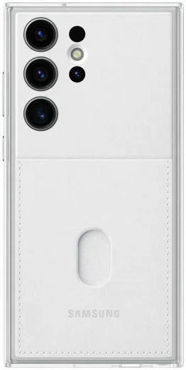 Origineel Samsung Galaxy S23 Ultra Hoesje Frame Case Transparant Wit afbeelding 1