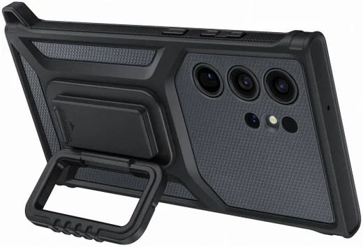 Origineel Samsung Galaxy S23 Ultra Hoesje Rugged Gadget Case Zwart afbeelding 10