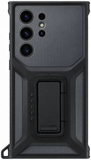Origineel Samsung Galaxy S23 Ultra Hoesje Rugged Gadget Case Zwart afbeelding 3