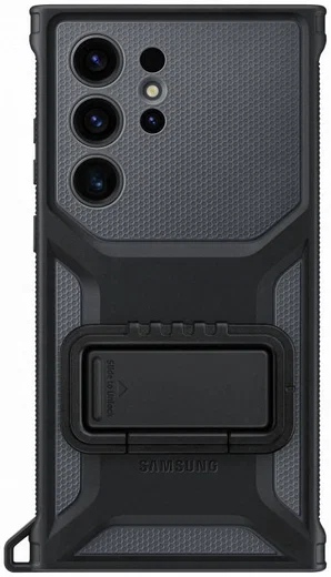 Origineel Samsung Galaxy S23 Ultra Hoesje Rugged Gadget Case Zwart afbeelding 4
