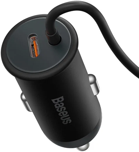 Baseus Autolader 25W met MagSafe Ventilatierooster Houder 15W Zwart afbeelding 4