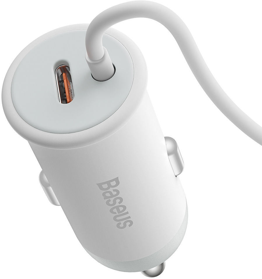 Baseus Autolader 25W met MagSafe Ventilatierooster Houder 15W Wit afbeelding 3