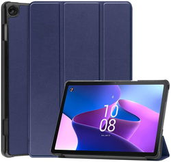 Lenovo Tab M10 Gen 3 (10.1) Hoes Tri-Fold Book Case Blauw afbeelding