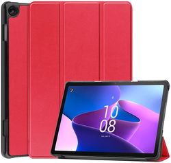 Lenovo Tab M10 Gen 3 (10.1) Hoes Tri-Fold Book Case Rood afbeelding