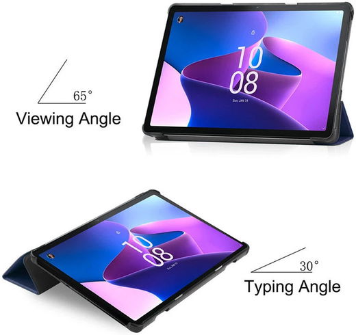 Lenovo Tab M10 Gen 3 (10.1) Hoes Tri-Fold Book Case Rood afbeelding 3