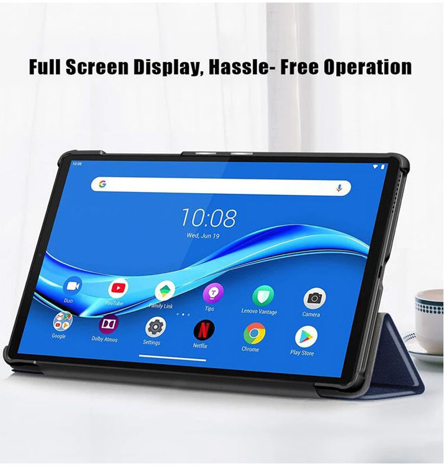 Lenovo Tab M10 Gen 3 (10.1) Hoes Tri-Fold Book Case Rood afbeelding 4