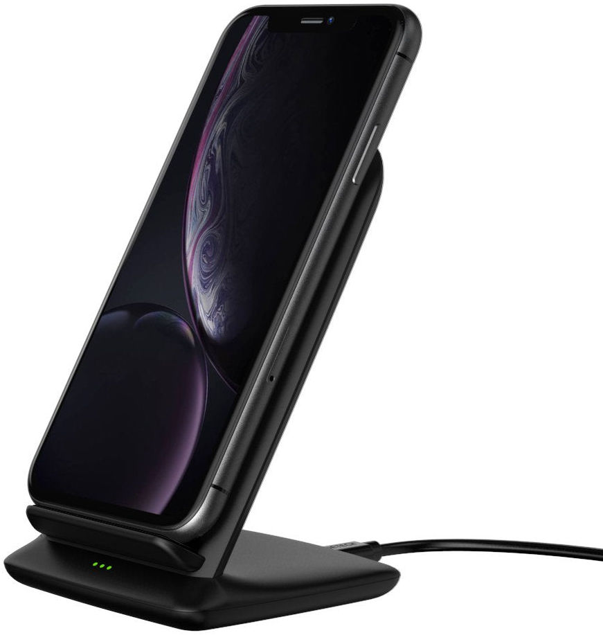 Choetech Wireless Charging Stand Universele Telefoonhouder 15W Zwart afbeelding 2