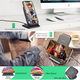 Choetech Wireless Charging Stand Universele Telefoonhouder 15W Zwart afbeelding 4
