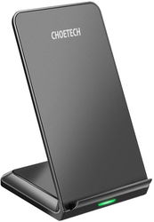 Choetech Wireless Charging Stand Universele Telefoonhouder 15W Zwart afbeelding