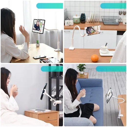 Choetech Bureau Telefoonhouder Zwanenhals met Draadloos Opladen 15W afbeelding 7
