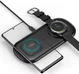 Choetech 2-in-1 Draadloze Oplader 15W Smartphone/Samsung Watch/Oortjes afbeelding 1