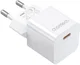 Choetech PD5010 Mini 20W PD 3.0 USB-C Snellader GaN Adapter Wit afbeelding 1