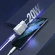 Choetech PD5010 Mini 20W PD 3.0 USB-C Snellader GaN Adapter Wit afbeelding 3