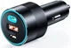Choetech 3A USB/USB-C Auto Snellader 130W met Power Delivery en QC 4.0 afbeelding 1