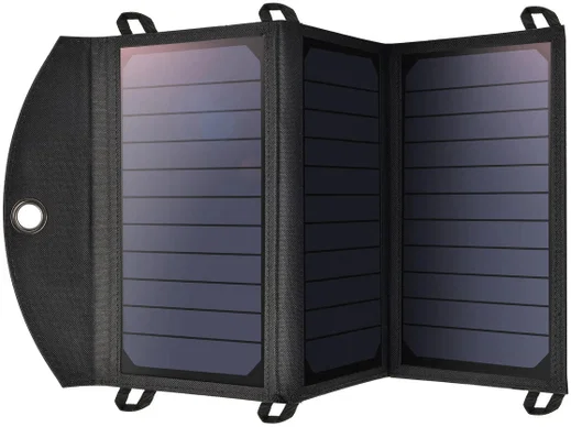 Choetech 19W Zonnepaneel USB-A Oplader Waterproof Solar Charger Grijs afbeelding 1