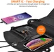 Choetech 19W Zonnepaneel USB-A Oplader Waterproof Solar Charger Grijs afbeelding 5