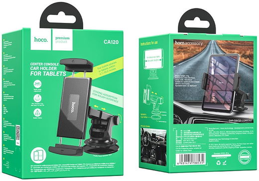 Hoco Telefoon/Tablet/iPad Houder Auto Dashboard/Raam met Zuignap afbeelding 7