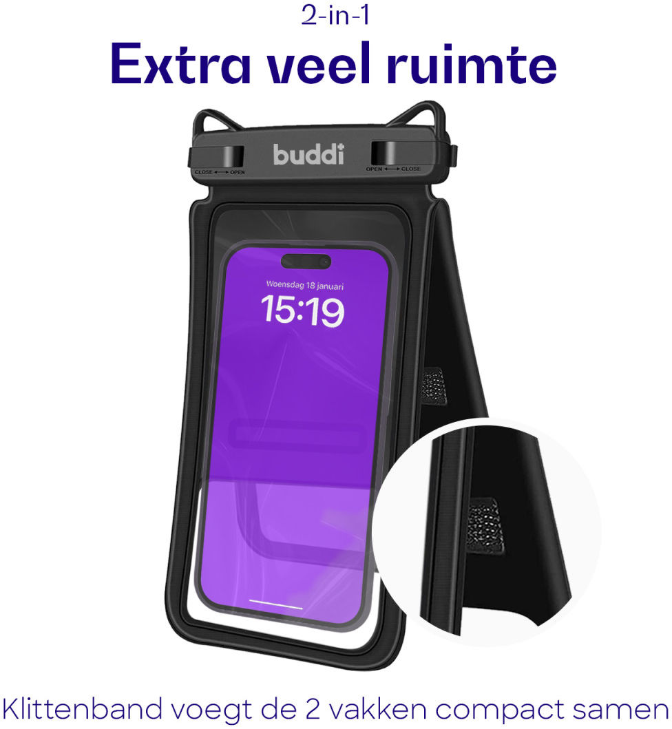 Buddi Drup Universeel Waterdicht Telefoon Hoesje met Koord Onderwater afbeelding 4