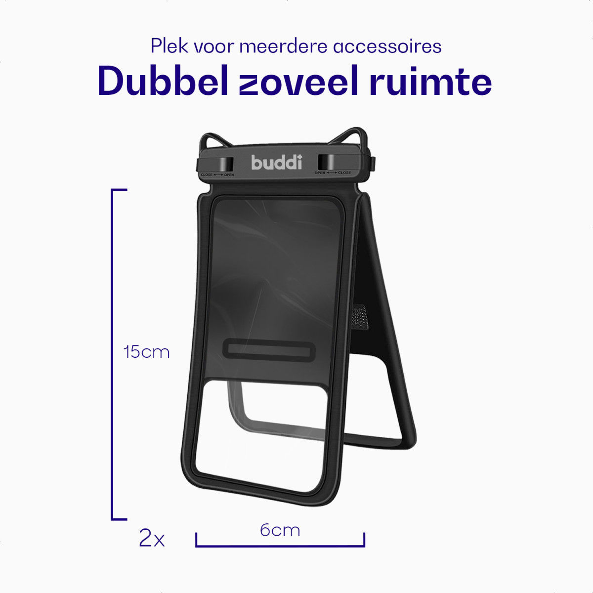 Buddi Drup Universeel Waterdicht Telefoon Hoesje met Koord Onderwater afbeelding 6