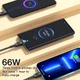 Essager 3-in-1 66W USB naar Lightning/USB-C/Micro USB Kabel 1.2M Zwart afbeelding 2