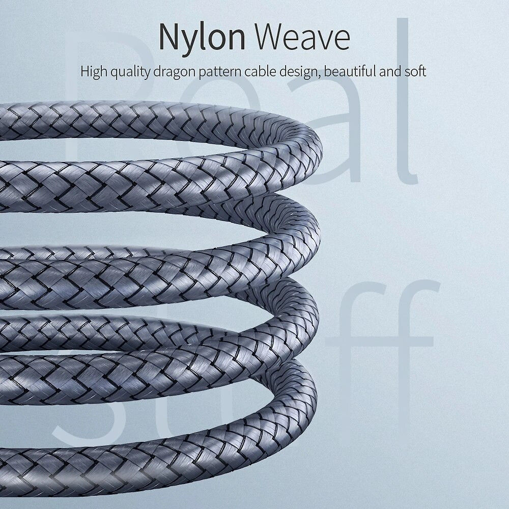 Essager AUX Kabel 3.5mm Jack naar 3.5mm Jack 1,2 Meter Nylon afbeelding 8