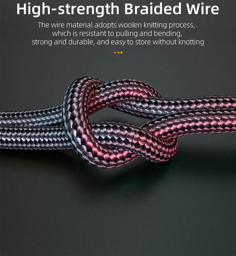 Essager 90° 3.5mm Jack Aux Kabel HiFi Audio met Haakse Hoek 1.5M Zwart afbeelding 10