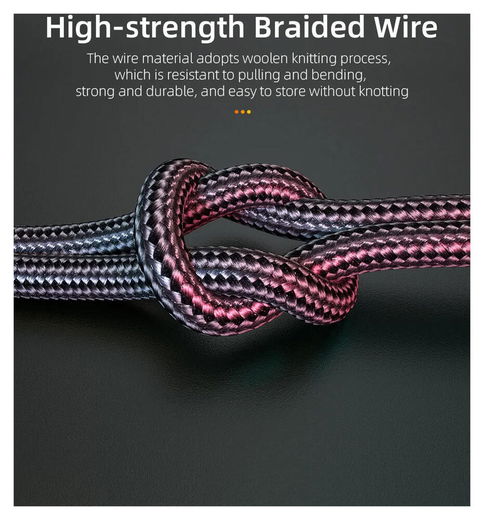 Essager 90° 3.5mm Jack Aux Kabel HiFi Audio met Haakse Hoek 1.5M Rood afbeelding 9