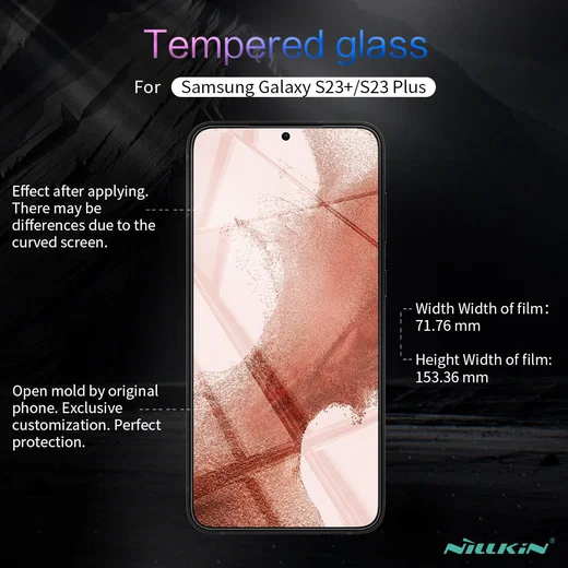 Nillkin H+ Pro Samsung Galaxy S23 Screen Protector 9H Tempered Glass afbeelding 13