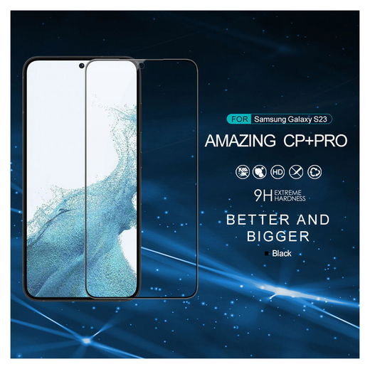 Nillkin Samsung Galaxy S23 Screen Protector Anti-Explosie Glas 9H afbeelding 7