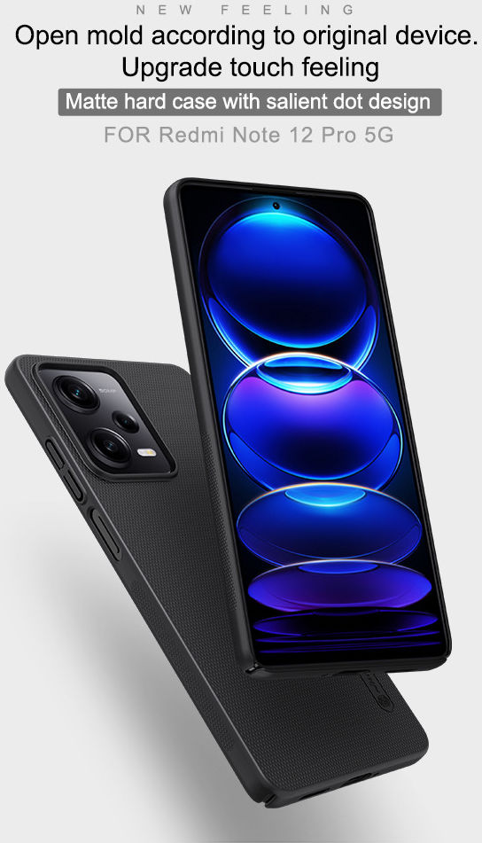 Nillkin Shield Xiaomi Redmi Note 12 Pro / Poco X5 Pro Hoesje Zwart afbeelding 10