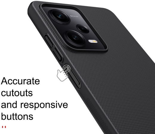 Nillkin Shield Xiaomi Redmi Note 12 Pro / Poco X5 Pro Hoesje Zwart afbeelding 9