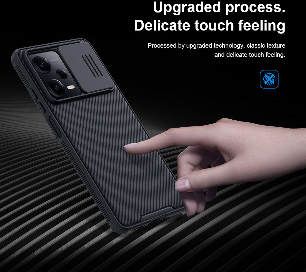 Nillkin CamShield Xiaomi Redmi Note 12 Pro / Poco X5 Pro Hoesje Blauw afbeelding 6