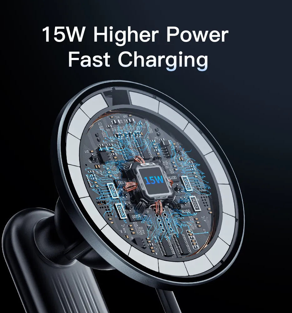 Essager MagSafe Ventilatierooster Telefoonhouder Draadloos Opladen 15W afbeelding 2