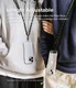Ringke Holder Link Strap - Universeel Verstelbaar Telefoon Koord Zwart afbeelding 4