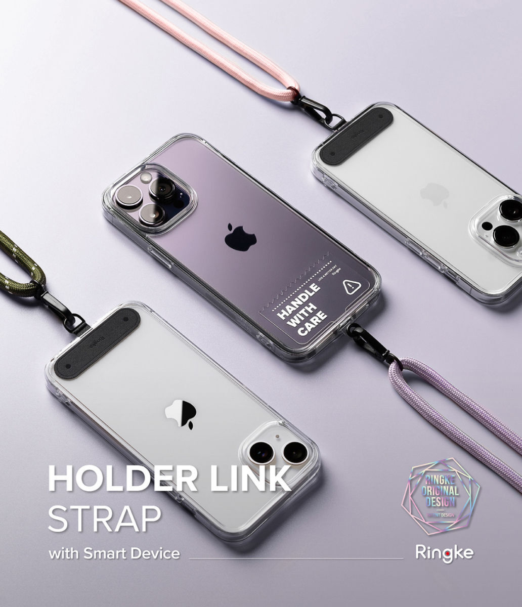 Ringke Holder Link Strap - Universeel Verstelbaar Telefoon Koord Khaki afbeelding 14