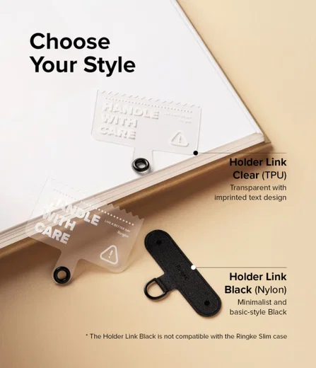 Ringke Holder Link Strap - Universeel Verstelbaar Telefoon Koord Khaki afbeelding 4