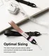 Ringke Design Hand Strap - Polsbandje voor Smartphone Zwart afbeelding 5