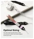 Ringke Design Hand Strap - Polsbandje voor Smartphone Camo Zwart afbeelding 4