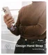 Ringke Design Hand Strap - Polsbandje voor Smartphone Camo Zwart afbeelding 7